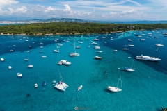 Traffic Jam sur les Iles de Lerins, Cannes.